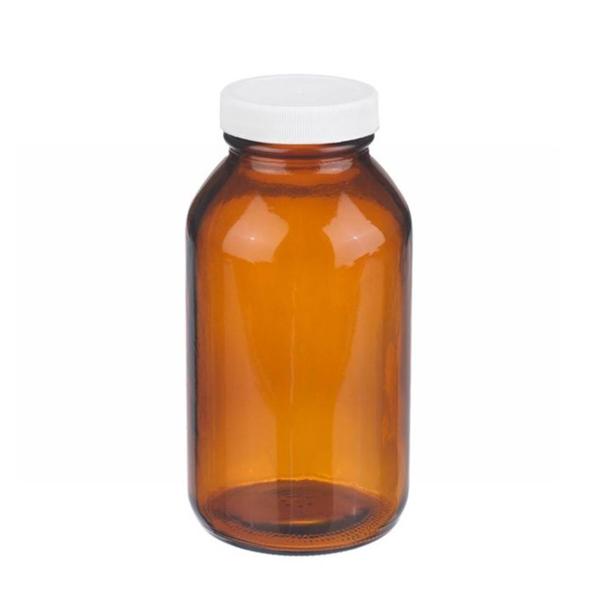 Bottle General Purpose Fisherbrand Glass Wide 500mL Amber 12/Ca